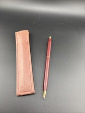 CROSS LADYS PEN VINTAGE - LEATHER CASE - Works