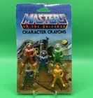 Vintage 1984 HE-MAN MOTU Masters of the Universe CHARACTER CRAYONS - Sealed NEW