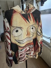 Felpa con cappuccio One Piece Rufy Anime Woven