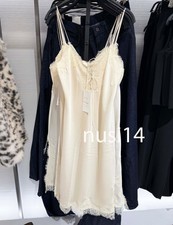ZARA NEW WOMAN SHORT STRAPPY ZW COLL LACE SLIP DRESS BEIGE XS-XL 5919/241/450