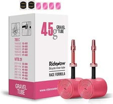 2 Pack RideNow TPU Inner Tubes 700X32-47C 2-pack, 45mm Metal Valve 