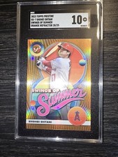 2023 Topps Pristine Swings of Summer Shohei Ohtani #SS-7 Orange Refra /25 SGC 10