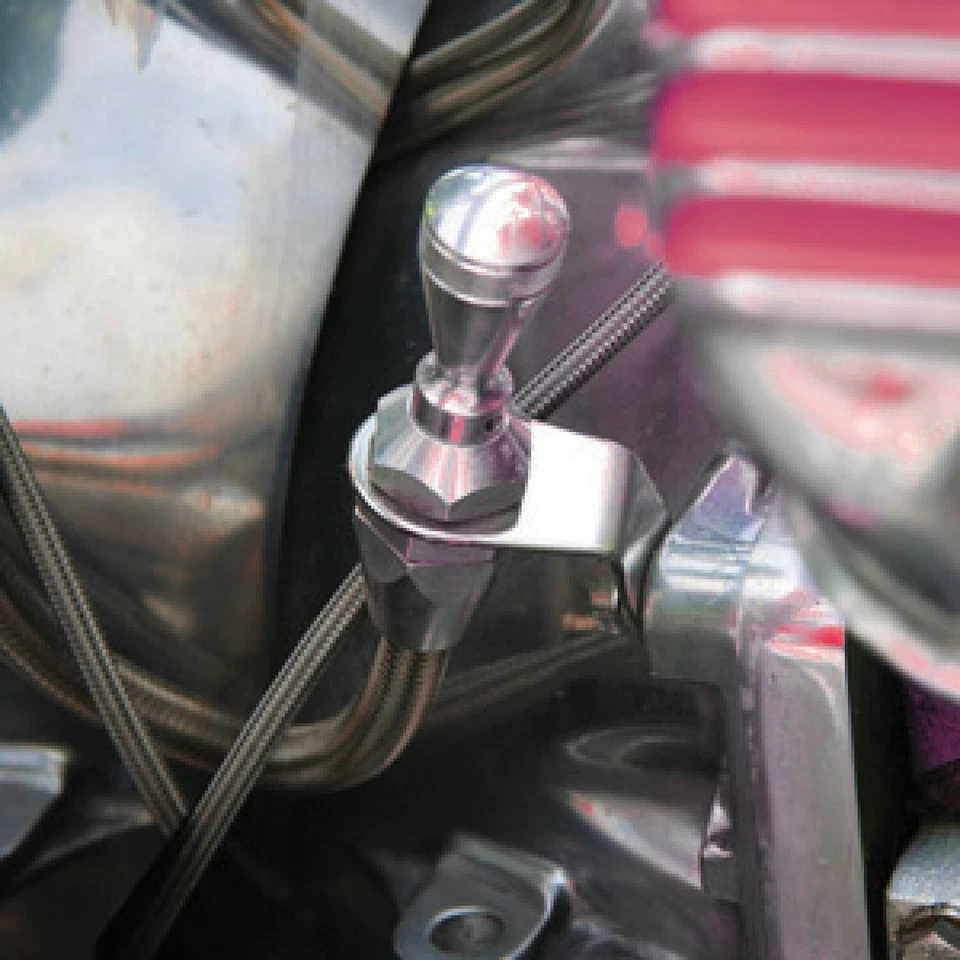 Varilla de medición de aceite de motor Ford BB negra de acero inoxidable American Shifter ASCEDB10 rat Foto 3 de 4