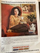 General Foods International Coffees, Coffee, Full Page Vintage Print Ad
