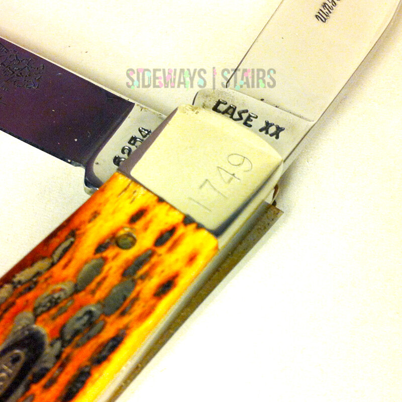 1984 CASE XX TRAPPER POCKETKNIFE NKCA national knife museum bone