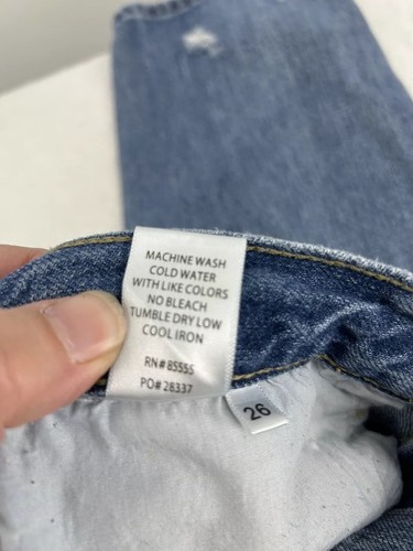 PISTOLA Jeans 26 Damen Presley HIGH RISE Relaxed Distressed Blau Straight - Bild 9 von 12
