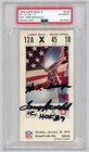 Terry Bradshaw Signed Super Bowl 10 Ticket Stub w/ "SB X Champs" "HOF 89" PSA