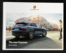 2017 2018 Porsche Cayenne Sales Brochure Sportscar For Five SUV Hardcover Book