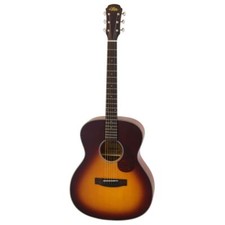Aria 101 Vintage 100 Series Orchestra Model Acoustic Guitar, Matte Tobacco Burst