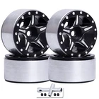 1.0 Beadlock Wheel Rims 1.0" Wheels for 1/24 Axial SCX24