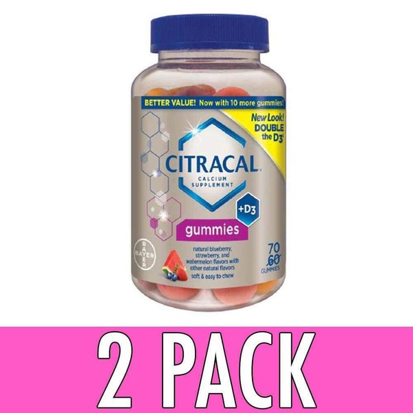Citracal Gummies Calcium Supplement With Vitamin D3 70 Count for sale online eBay