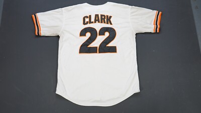Rare VTG MAJESTIC Will Clark San Francisco Giants Cooperstown Sewn