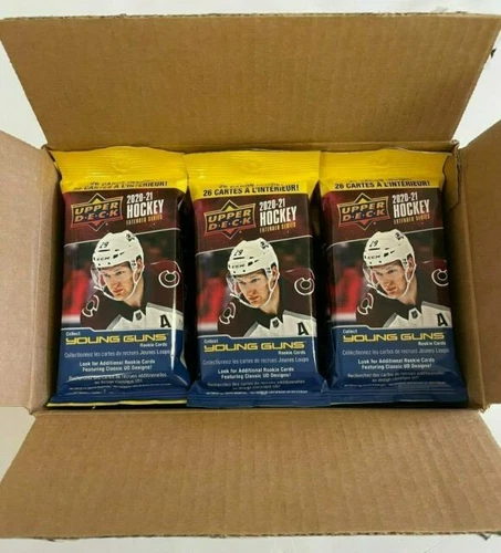 2020/21 Upper Deck Extended Series Hockey Sealed 18pk Cello Fat Pack Box - 468ct