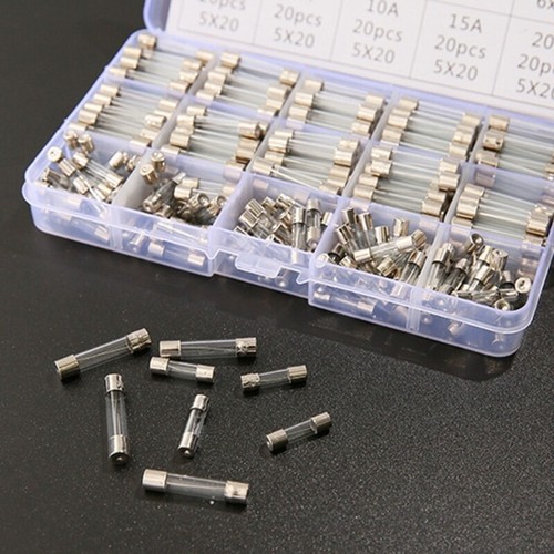 Lightweight Glass Tubes set 15 Size Glass Tubes set for Overcurrent Prevention - Zdjęcie 3 z 8