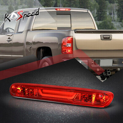 3D LED Bar 3RD Third Brake Light/Roof Cargo Lamp Red For 07-13 Silverado/Sierra