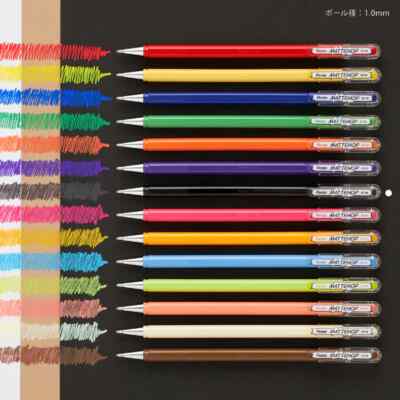 Pentel Gel Ink Ballpoint Pen MATTEHOP 1.0mm 2024 The best of stationery