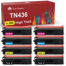 8 TN436 High Yield Toner Cartridge For Brother HL-L8360CDW L9310CDW MFC-L8900CDW