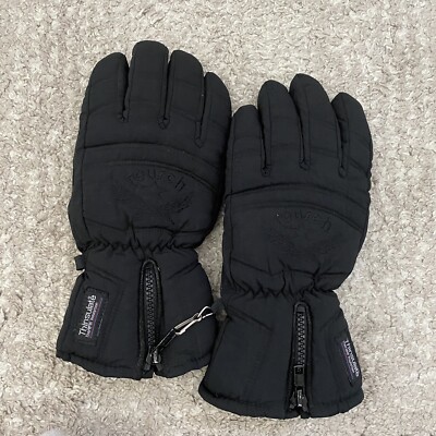 Reusch Black Thinsulate Therra Insulation Gloves Size Mens S Or 8.5