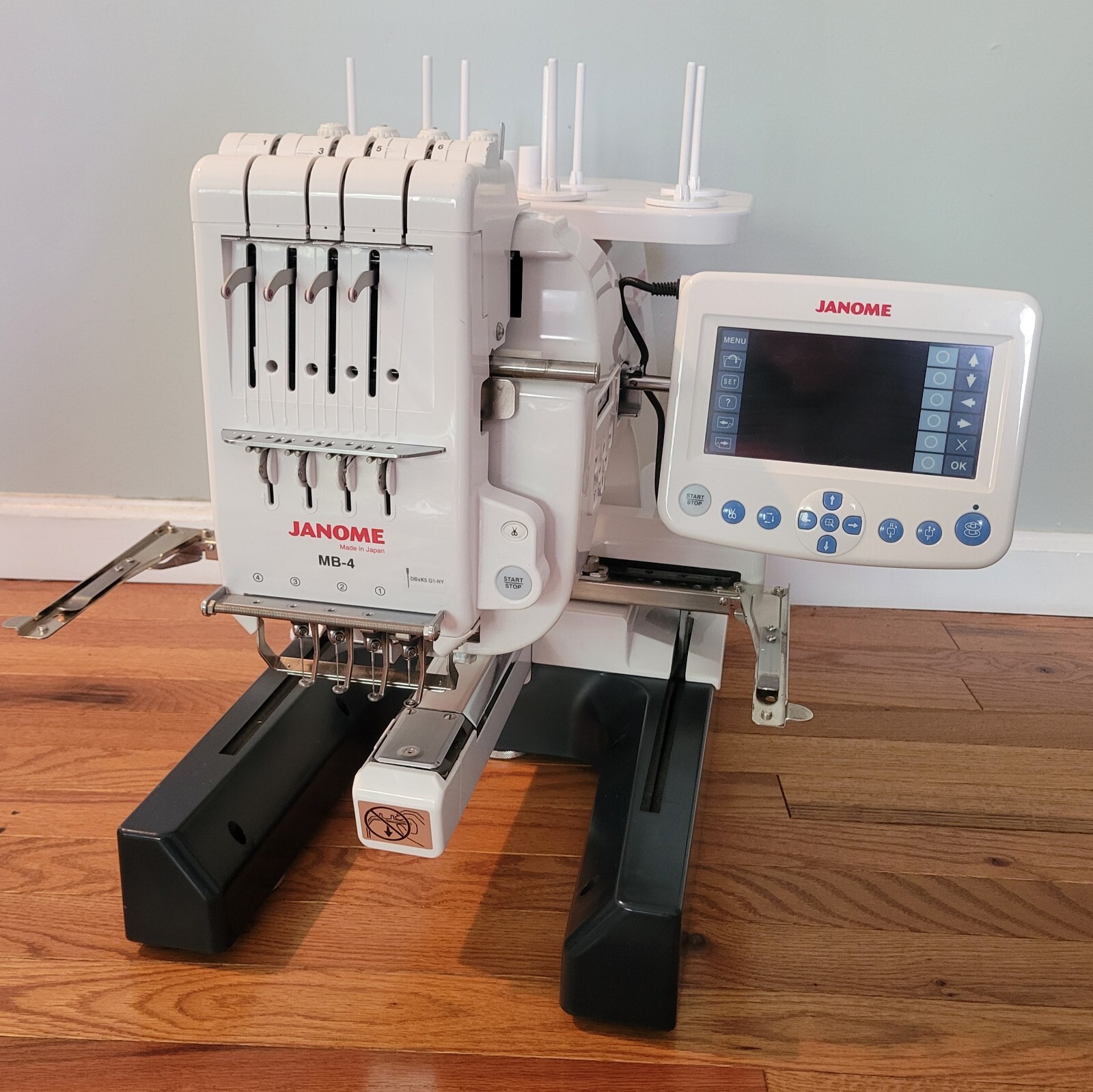 Janome MB4 Four Needle Embroidery Machine eBay