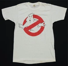 Rare Vintage SCREEN STARS Ghostbusters 1984 Bill Murray Film Promo T Shirt 80s L