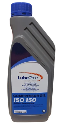 LUBETECH COMPRESSOR OIL ISO VG 150 1L, FOR ROTARY VANE COMPRESSORS SUCH AS HYDROVANE