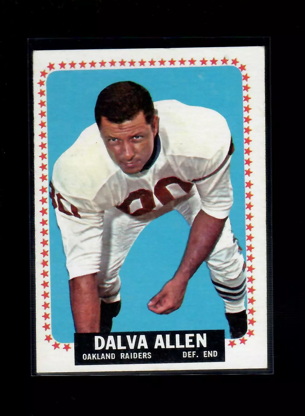 1964 TOPPS FOOTBALL # 132 DALVA ALLEN NICE CARD