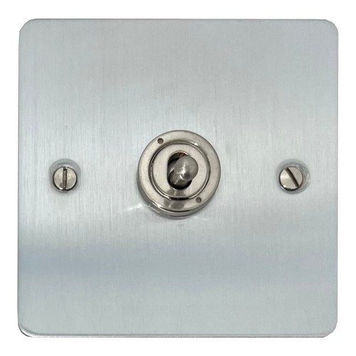 Interruptores de luz de cromo satinado FSC3, enchufes, reguladores, cocina, fusible, TV, BT - Imagen 15 de 44