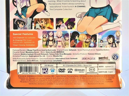 A-Channel: Complete Anime Collection (DVD, 2012, 3 Disc Set) OUT OF PRINT - Picture 8 of 11
