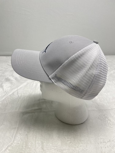 Tommy Bahama Hat Cap Adult Gray White Marlin Marlin Adjustable Mesh Trucker - Picture 3 of 12