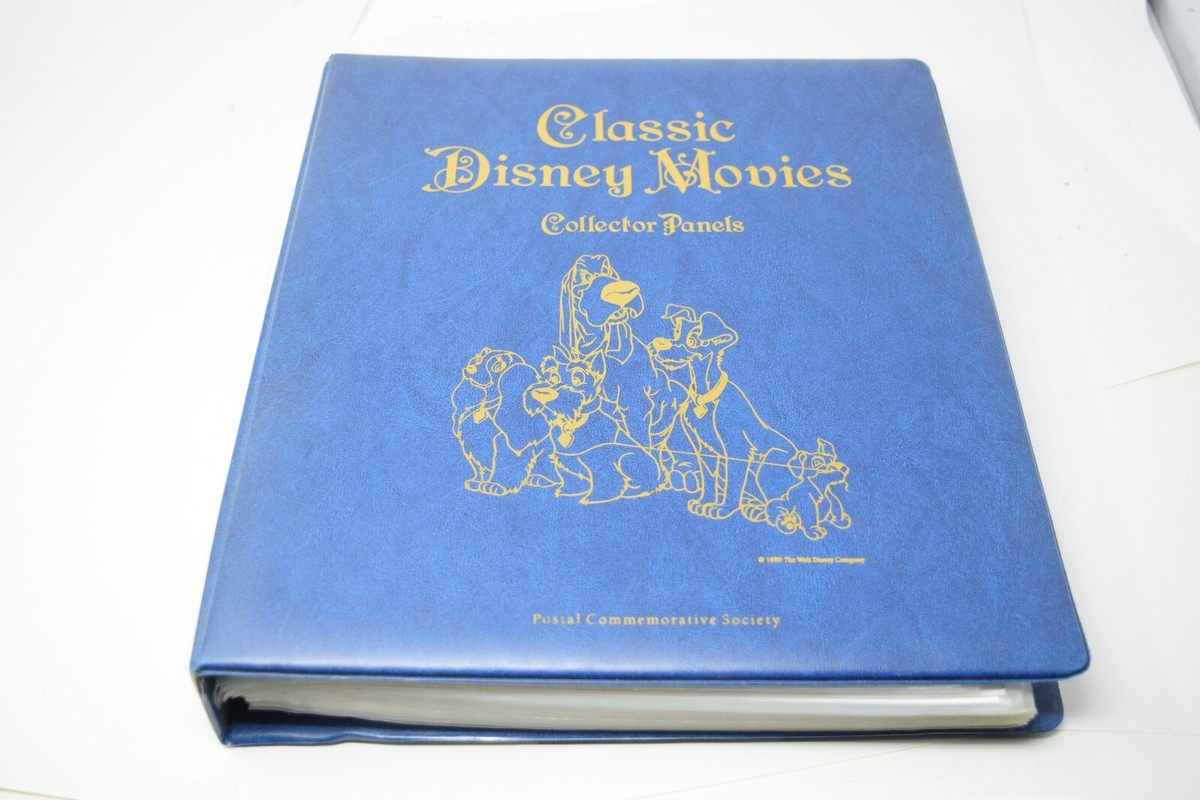 Vintage 1990 Classic Disney Movie Binder Collector Panels