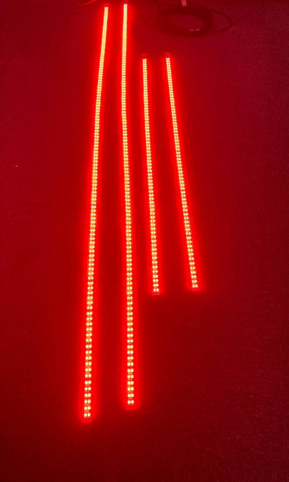 Double Bright LED Strips Rainbow Color Flow LED Underglow Light Kits