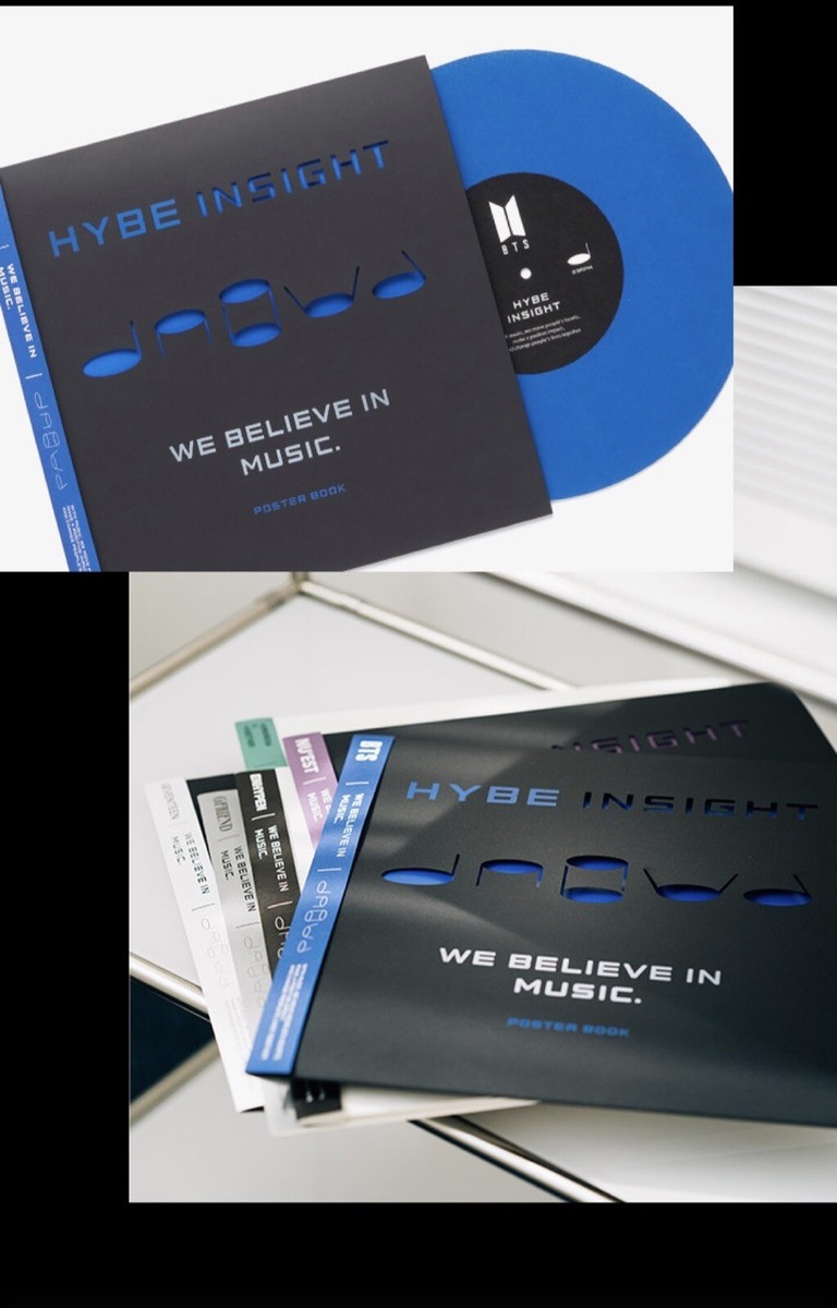 BTS hybe insight museum poster book official | 14 pieces plus