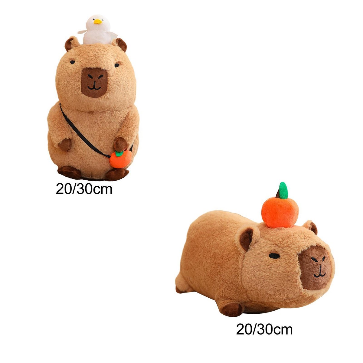 ZOYDP Capybara Knuffeldier, 23 cm, Simulatie Pluche Dier