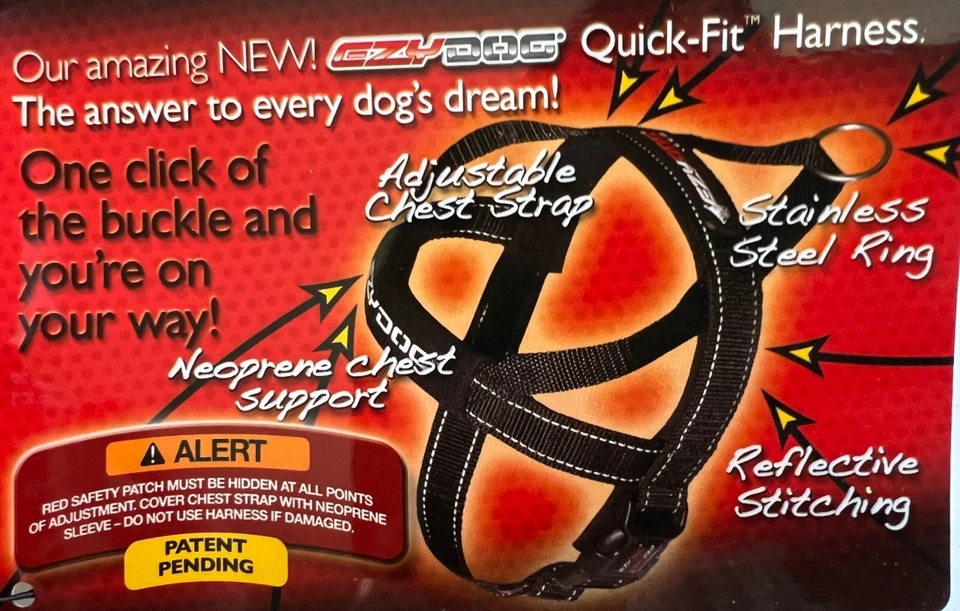 EZYDOG ремень регулируемый груди пластина первоклассный собаки ремень с Ярлыками 🐶 маленький - Изображение 4 из 4