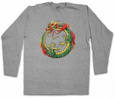 OUROBOROS INFINITY CHINESE DRAGON LONG SLEEVE T-SHIRT  Uroboros Myths Snake Art
