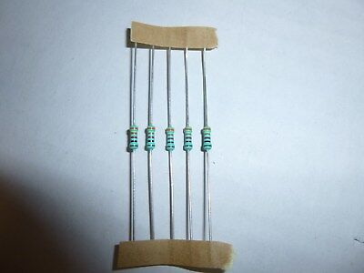 1K  Ohm 1/8 Watt 1% Metal Film Resistor 5 Pieces Prime Parts US Seller