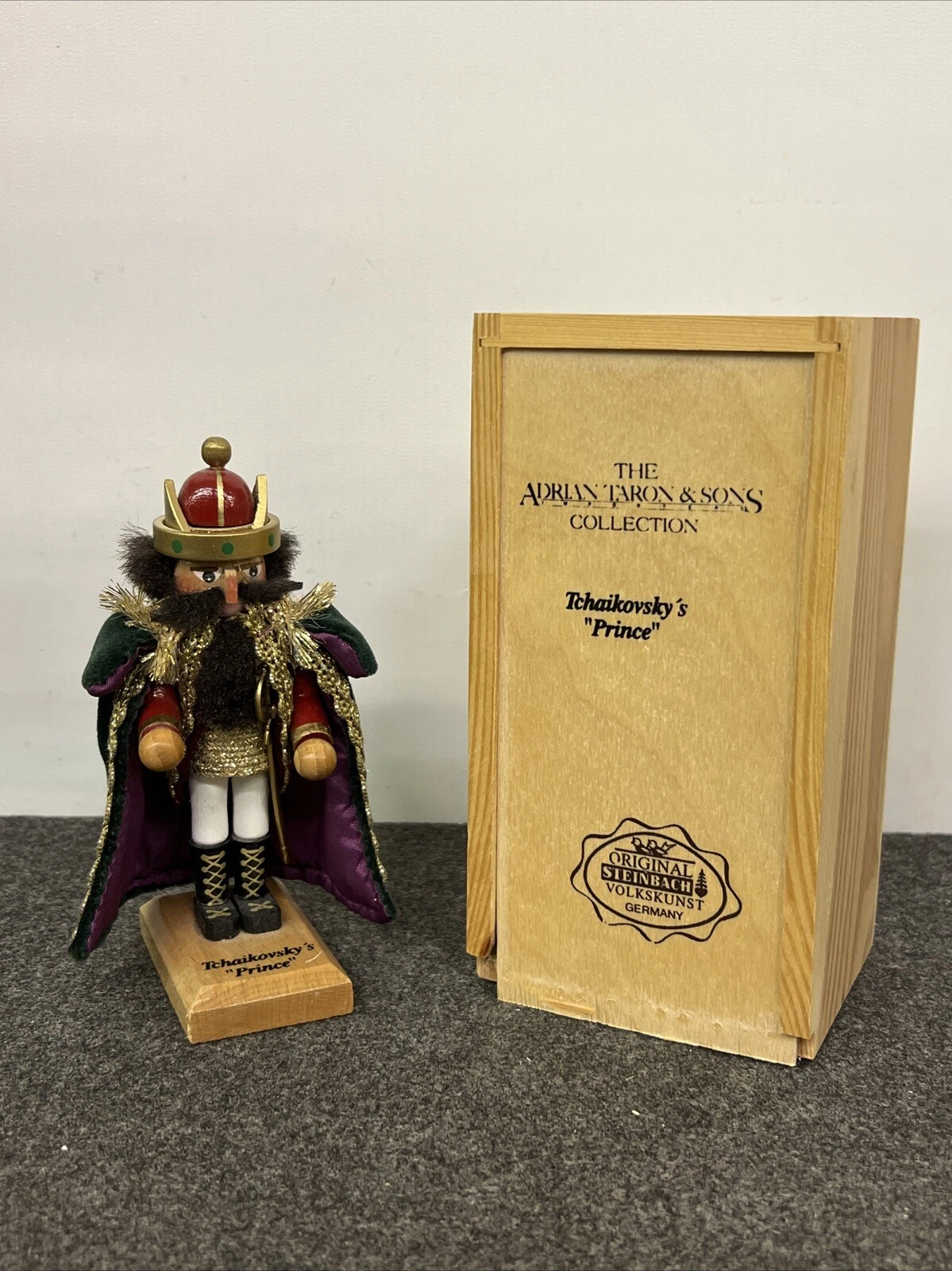 STEINBACH Tchaikovsky's Prince Nutcracker 5.25" in Box Limited Edition GERMANY