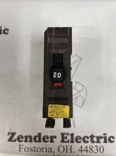 Wadsworth A120 - 20 Amp 1 Pole 240V Type A (Plastic Foot) Circuit Breaker