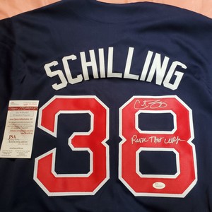 curt schilling signed jersey