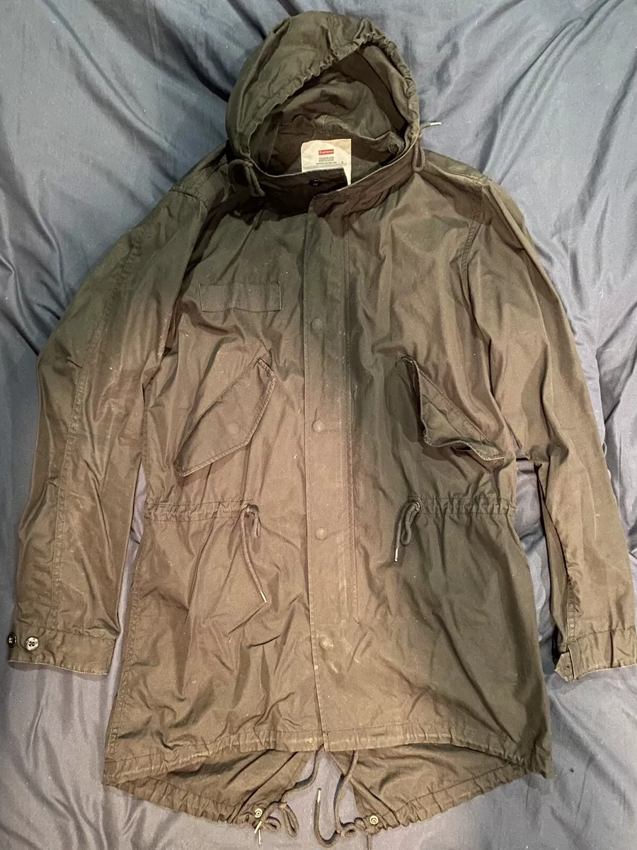 Supreme Riot Fishtail Parka 14SS - Black - Size M - Used