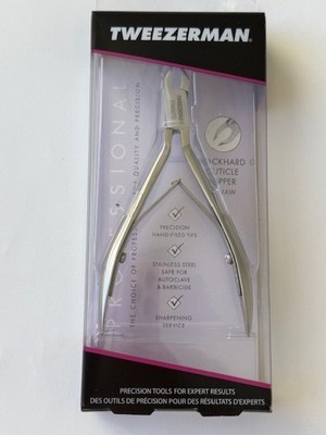 Tweezerman Rockhard Cuticle Nipper 3193-P with 1/4 Jaw In Box Sealed Free Ship