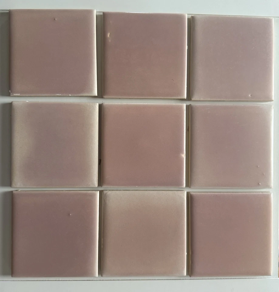 Vintage 1950s Pink Ceramic Tile – Authentic Mid Century Retro Charm - Image 4 of 4
