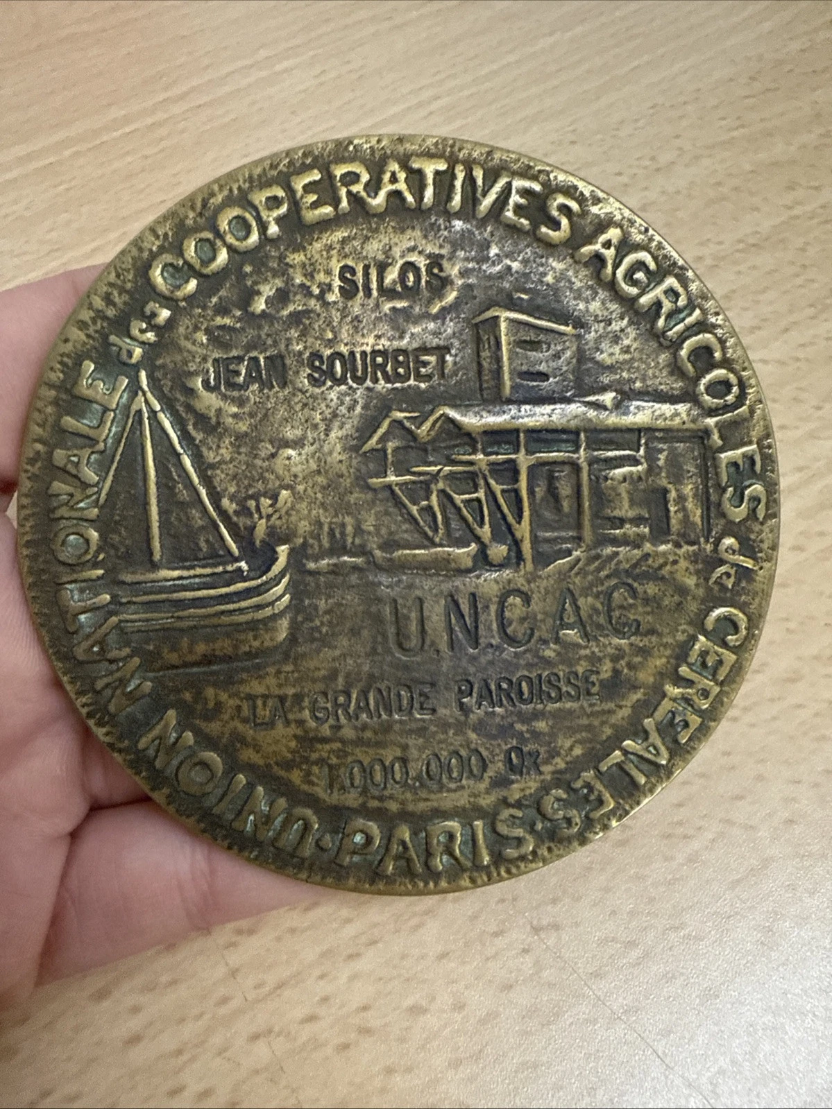 Médaille Jean Sourbet Union Nationale Des Coopératives Agricoles De Générales