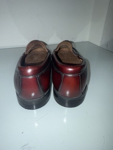 Mocasines GH Bass Weejuns Penny para hombre 8D borgoña - Imagen 5 de 12