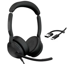 Jabra Evolve2 50 Wired Dual-Ear Headset - Noise Cancelling Headphones