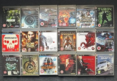 Dead Space, Mortal Kombat Playstation 3 Videogame Lot Bundle 18pcs