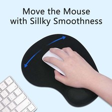 Ergonomic Soft Reliable Large Wrist Support Mouse Pad for reducing wrist fatigue