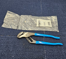 CHANNELLOCK 430 BULK: 10-inch Straight Jaw Tongue  Groove Pliers Blue Grip