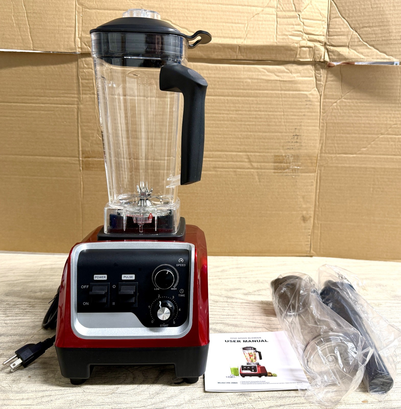 Powerful Kitchen Smoothie Blender 28000 RPM 1800 Watts Large 70oz BPA Free AA124