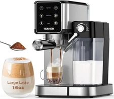 TENKER Espresso Machine 20 Bar, Cappuccino Machine with - Scratch & Dent